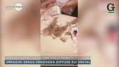 Un video per sfoggiare soldi rubati
