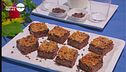 Brownie con patate dolci e noci