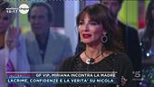 Gf Vip, Miriana incontra la mamma