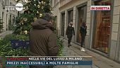 Nelle vie del lusso a Milano