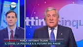 Antonio Tajani: "Impedire nuovi lockdown con vaccini e controlli"