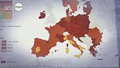 Covid, l'Europa si tinge di rosso