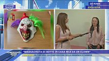 Picchiata e derubata da un clown