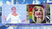 Il murale della Carrà ancora imbrattato