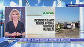 Incendio nel campo nomadi: morti due bambini