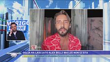 Delia ha lasciato Alex Belli ma lui non ci sta