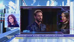 Il confronto tra Alex Belli e Delia Duran al GFVip