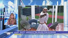 GFVip, baci e abbracci tra Soleil e Delia Duran