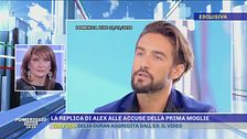 La replica di Alex alle accuse della prima moglie
