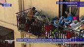 Catania, la coppia sommersa dai rifiuti: hanno già ricominciato ad accumulare sul balcone ripulito