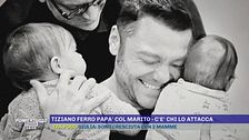Tiziano Ferro papà col marito Victor, c'è chi lo attacca