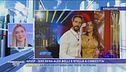 Gf Vip, Alex Belli e Stella ieri a Cinecittà