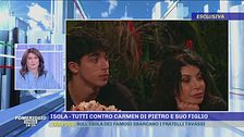 Isola, tutti contro Carmen Di Pietro e suo figlio