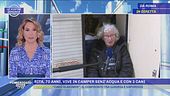 Rita, 70 anni, vive in camper senz'acqua e con 3 cani