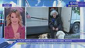In diretta da Roma Rita che vive in camper con 3 cani