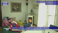 Vedova e malata, "Costretta a dormire sul divano a causa della muffa"