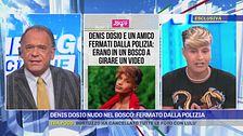 Denis Dosio fermato dalla polizia perchè nudo nel bosco