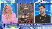 Tifoso gira seminudo per festeggiare lo scudetto