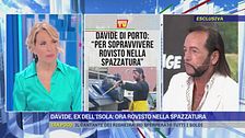 Davide, ex dell'Isola: ora rovisto nella spazzatura