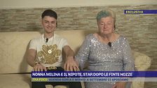 Nonna Milina e il nipote, star dopo le finte nozze