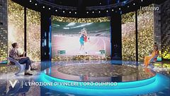 Gianmarco Tamberi e l'abbraccio con Marcell Jacobs