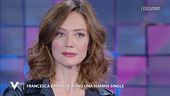 Francesca Cavallin: sono una mamma single