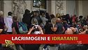 Scontri in piazza, è caos nei tg
