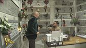 Arzano, l'ufficio dentro la cappella del cimitero