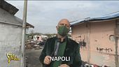 Napoli, accampamento rom bruciato e abbandonato