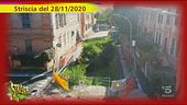 Roma, ripristinata la strada a San Saba grazie a Striscia