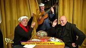 Enrico Lucci con Marco Rizzo e Mariano Apicella