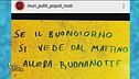 Striscia il cartellone, tra scongiuri e incomprensioni