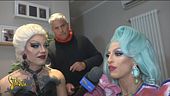 Enrico Lucci tra le drag queen