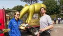 Tapiro d'oro gigante a Roberto Mancini