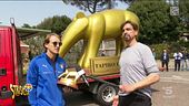Tapiro d'oro gigante a Roberto Mancini