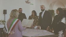 Il matrimonio in comune di Teresa e Pasquale