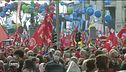 La manifestazione di piazza San Giovanni a Roma