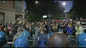 Il corteo no  green pass di Milano