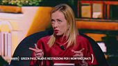 Giorgia Meloni: "Non strizziamo l'occhio alle proteste No green pass"