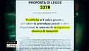 Ladri di case - La proposta di legge di "Fuori dal coro" in Parlamento