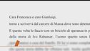 Logli dal carcere: "Non ho ucciso Roberta"