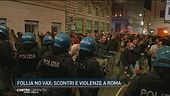 Follia No Vax: scontri e violenze a Roma