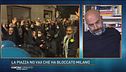 La piazza No Vax che ha bloccato Milano