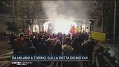 Da Milano a Torino, sulla rotta dei No Vax