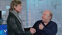 Lino Banfi e l'amico Ron Moss