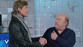 Lino Banfi e l'amico Ron Moss