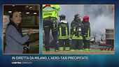 Milano, aereo da turismo precipitato