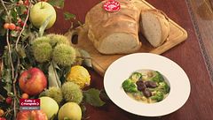 La patacò, flan di zucchina e luna piena, torta allo yogurt e mandorle