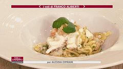 Tagliolini allo "sfusato" amalfitano gamberi e bufala