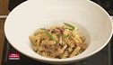 Pasta risottata mele e speck